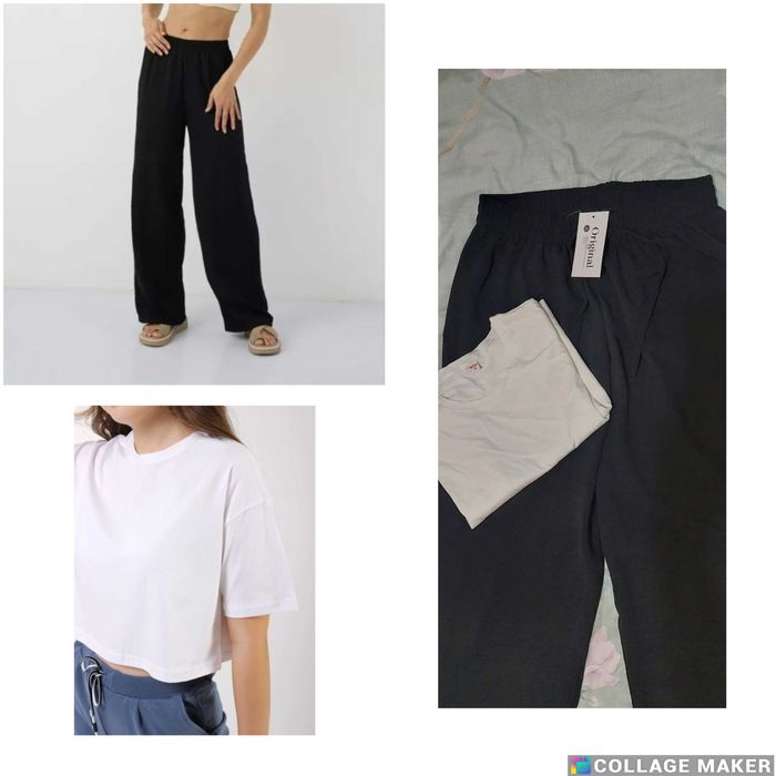 Кюлоты + кроп топ. Новые.