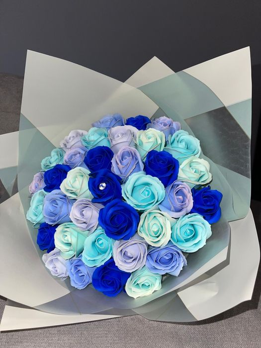 Aranjamente flori de sapun  buchete trandafiri