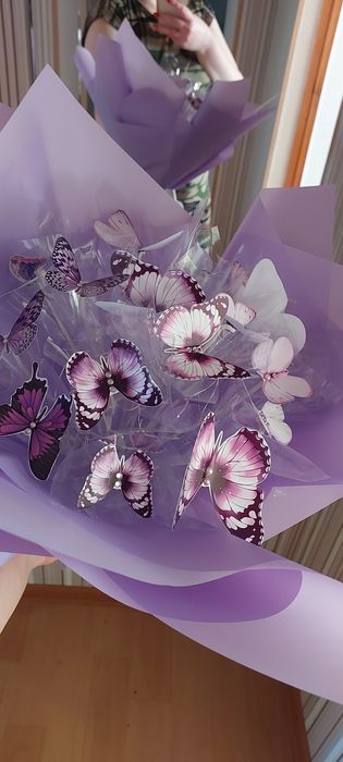 Букеты из бабочек