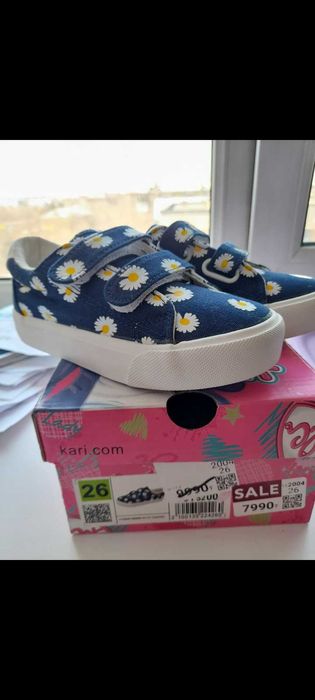 Новые кеды на липучке