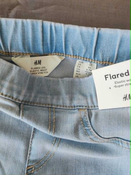 Нови детски дънки H&M, размер 122
