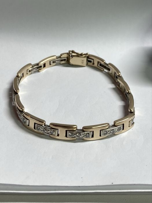 Bratara aur cu diamante 1.15ct