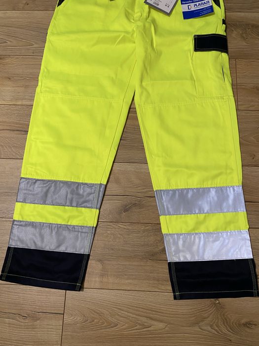 PLANAM-pantaloni NOI, cu eticheta, de lucru, Neon, barbati , 56