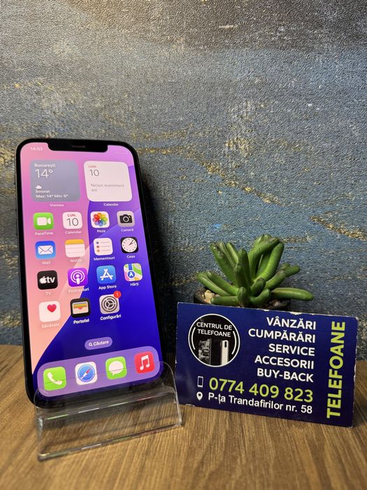 Iphone 12/64Gb/Garantie 2Ani Centrul de Telefoane/Rate