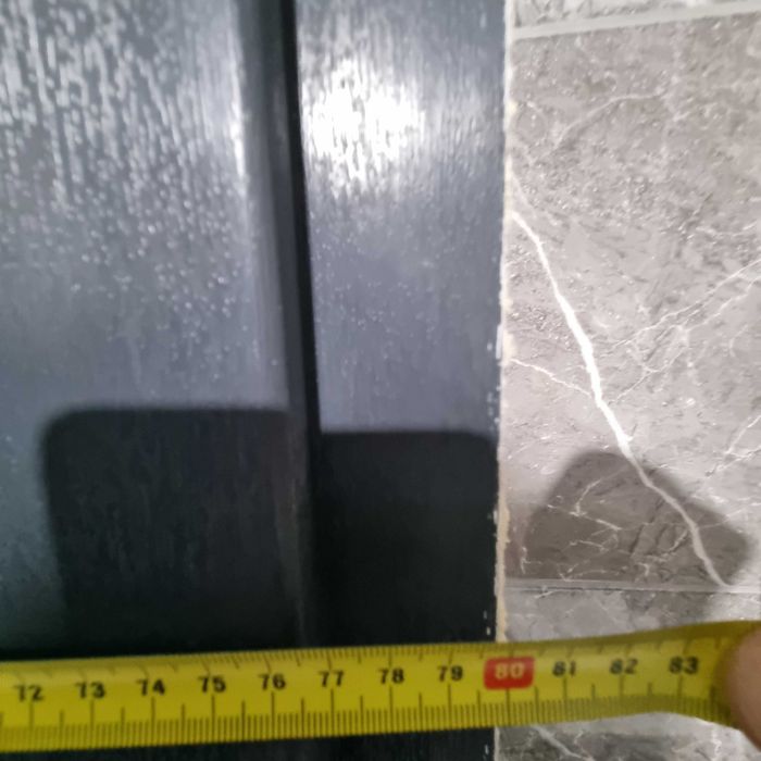 Ușă aluminiu dormitor–balcon cu termopan, stare foarte bună – CT