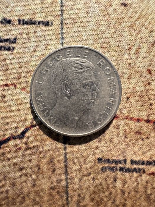 Moneda 100 de lei din 1943 regele Mihai I