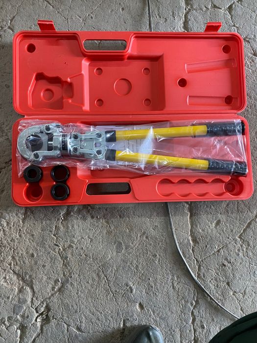 Пресс обжимник. Пресс апарат для лучевой системы