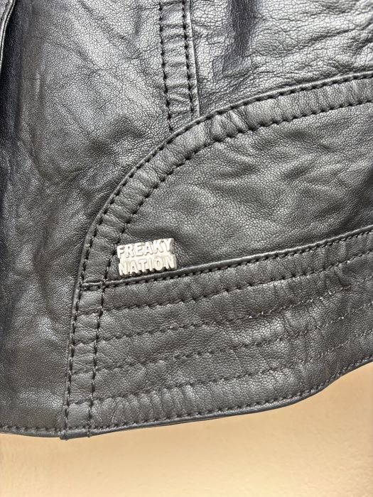 Geacă piele naturală Freaky Nation
