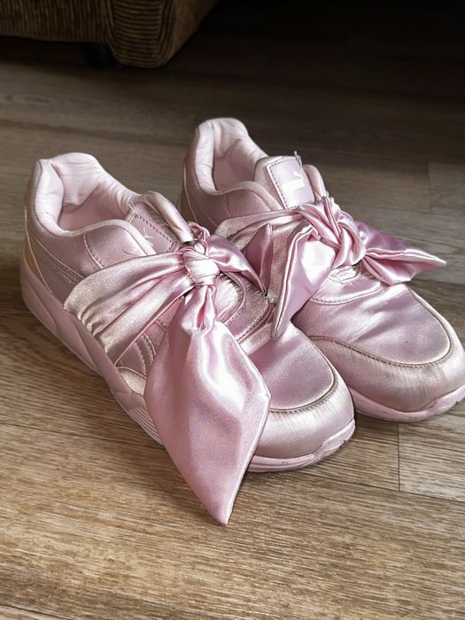 Puma кроссовки розовые