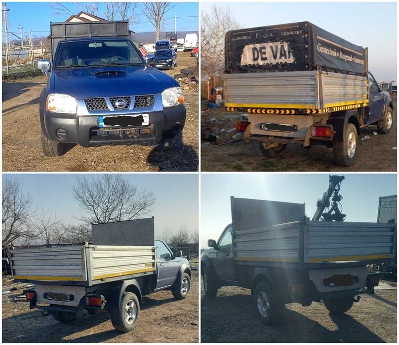 NISSAN Navara Basculabil 2004 2.5dCi 155 CP 4x4 bena basculabila 2.30m