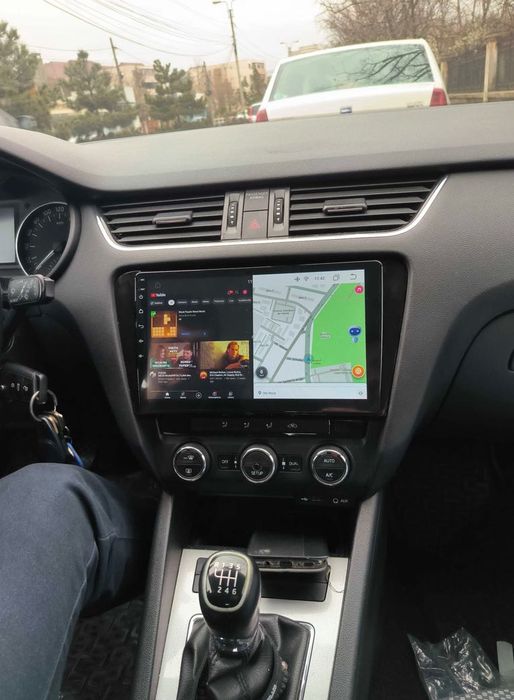 Navigatie Android Skoda Octavia WiFi Internet Waze YouTube