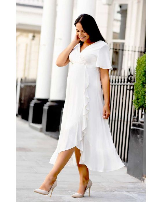 Rochie potrivita si pentru gravida, cununie civila, ocazie, deosebita