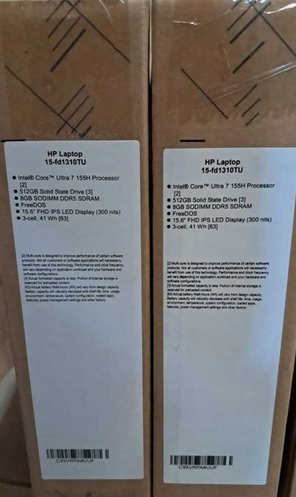Новый HP Laptop 15 (Ultra 7-155H | 16 | 512)