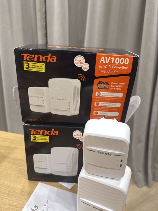 Адаптер Wi FI Powerline Extender kit Tenda