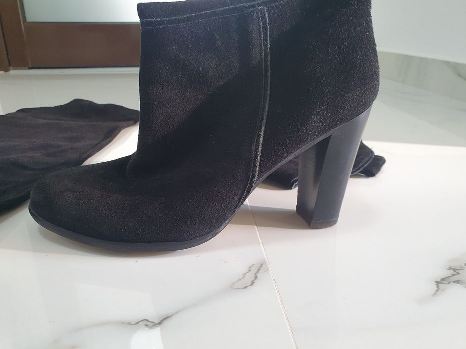 Cizme zara piele intoarsa nr. 38