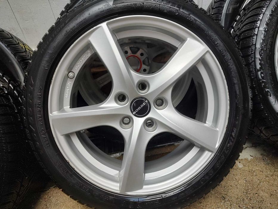 Лети джанти 17" 5х112 зимни гуми 195/55/17