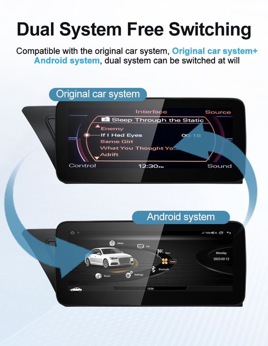 Navigatie Android Audi A4 B8-B9,A5,Q3,Q5 cu Android 12.