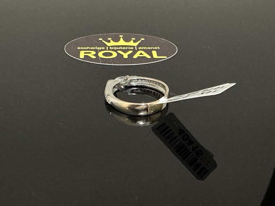 Bijuteria Royal CB: Inel dama aur alb 14K 585%  M 12-52  2,35 gr