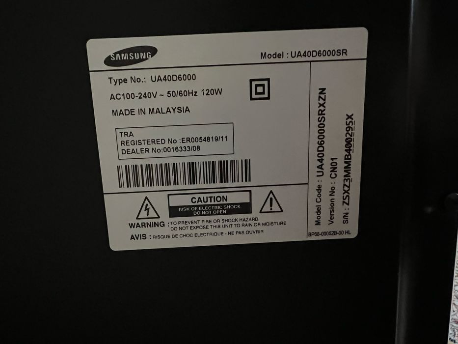 Телевизор Samsung 2 в 1 (Smart TV & 3D). Диагональ 102 см.