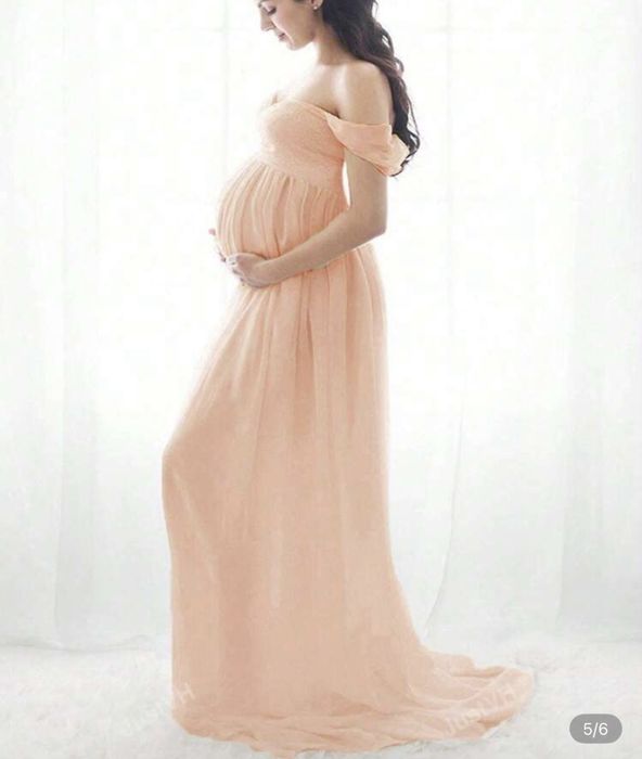 Рокля за бременни за фотосесия