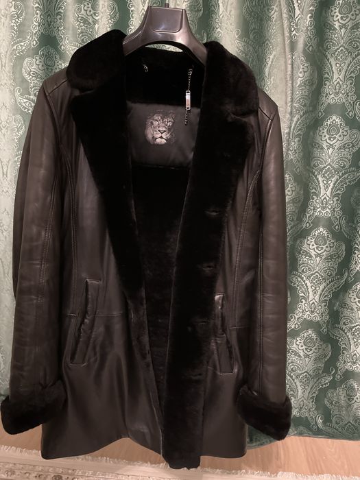 Кожанная дубленка