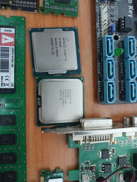 Комплектующие для ПК (SSD, ОЗУ 8GB х3, БП, материнка + 15, видеокарты)