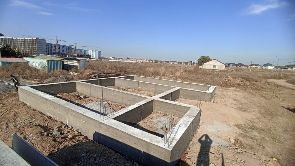 Заливка фундаментов