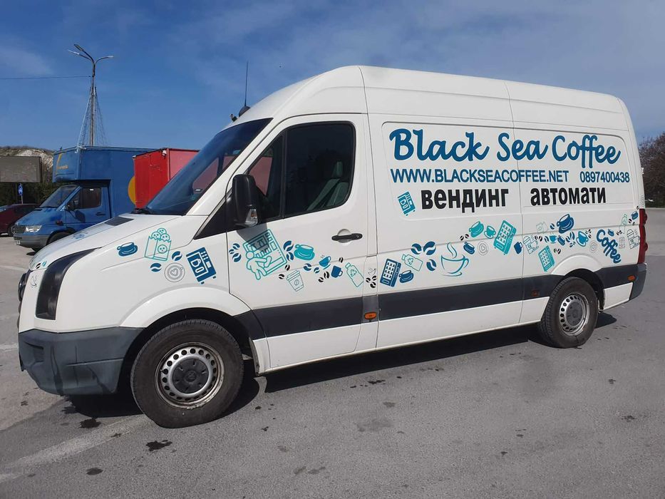 WV Crafter хладилен бус с рафтове