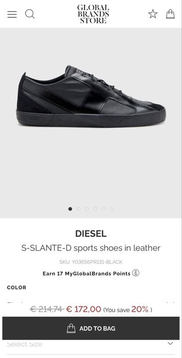 Diesel кожени мъжки обувки