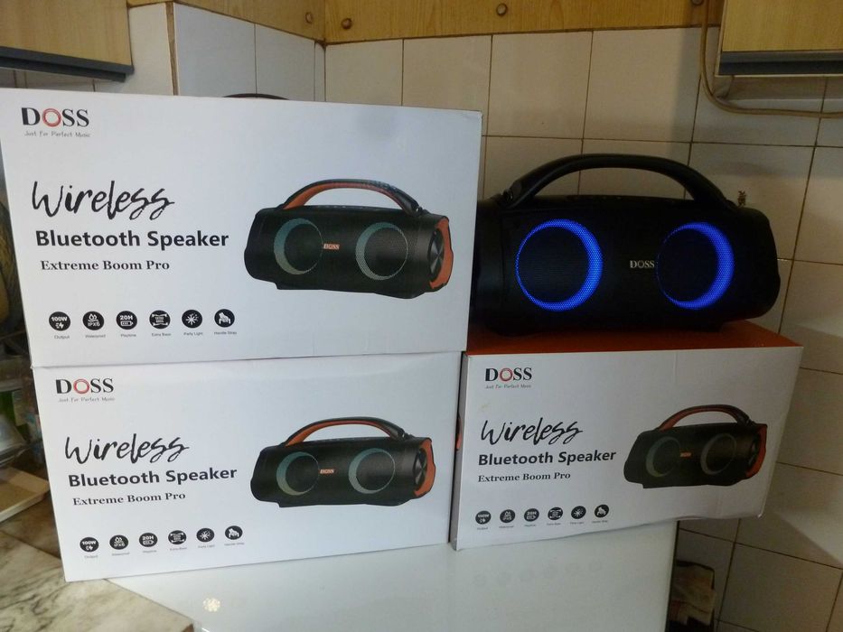 Нова 100 вата мощна Bluetooth колона DOSS Extreme Boom Pro, с TWS функция