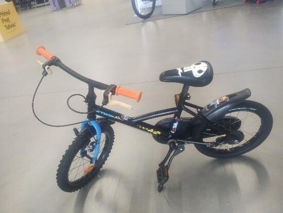 Btwin 16" negru - produs resigilat - (SecondHand) Decathlon