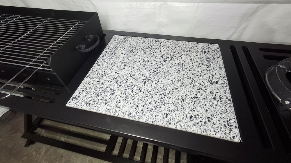 Ansamblu gratar cu arzator pe gaz