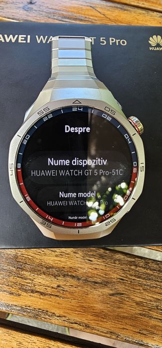 Huawei watch gt5 pro full titan,full box impecabil