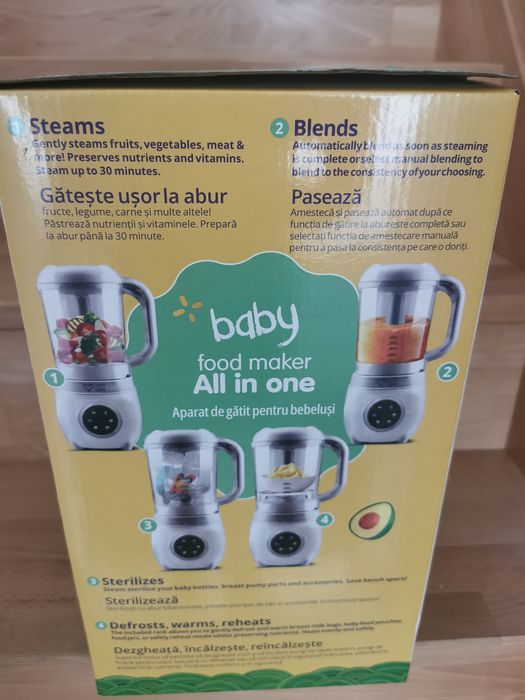 Aparat automat multifuncțional de gătit cu abur și blender EasyCare