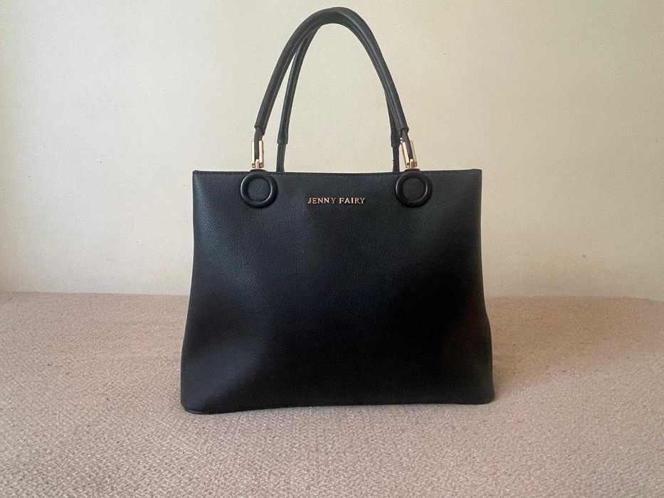 Geantă Jenny Fairy neagră din piele artificială