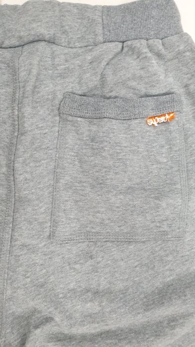 Pantaloni bumbac dens Superdry  L/ gri OFERTA