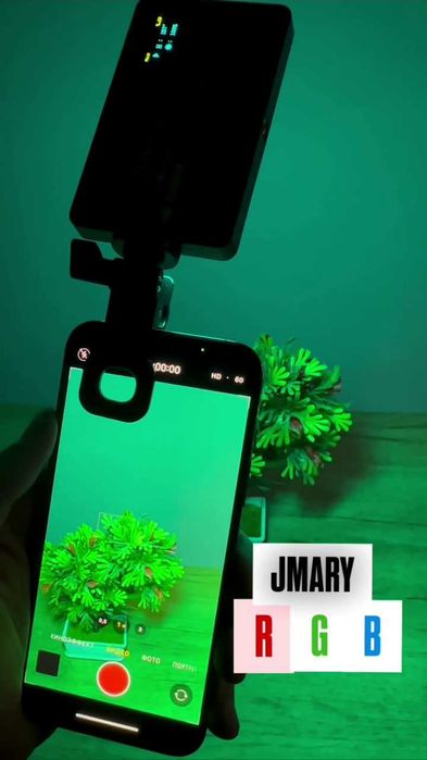 Прожектор Jmary FM-150RGB | FM-328R компактный и мощный RGB видео свет