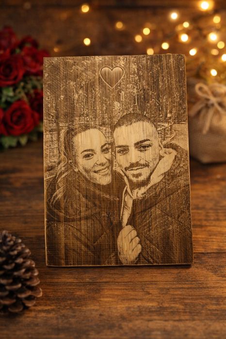 Персонализиран дървен портрет по снимка