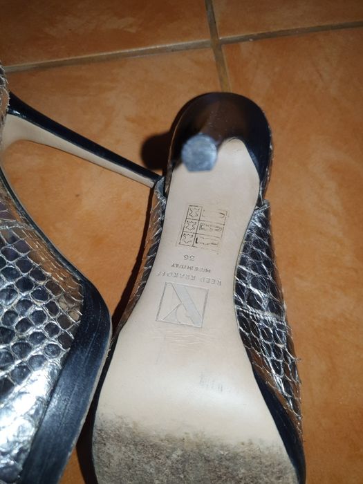 Pantofi argintii mar 36