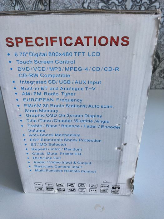 Продам автомагнитолу