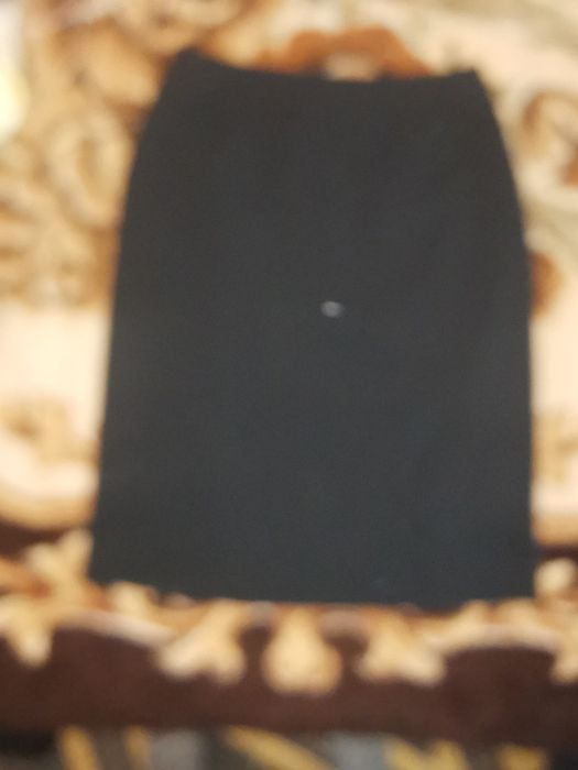 Fuste negre  stofa