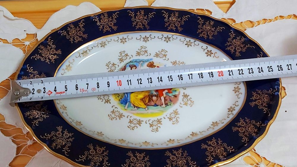 Кобальтовые блюда Мадонна M&Z