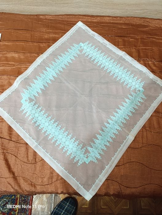 Каренца на тюл, ръчна изработка