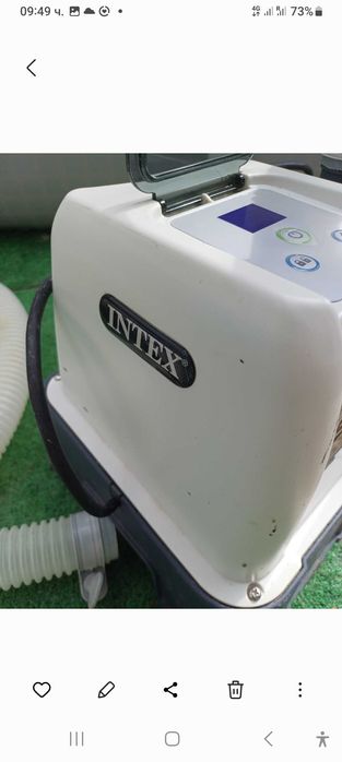 Фълтър със силикатен пясък и помпа към него за 15куб. метра басейн.