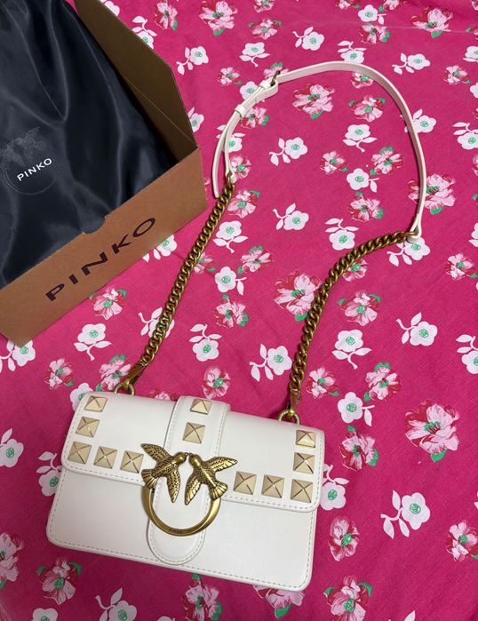Pinko кожена чанта
