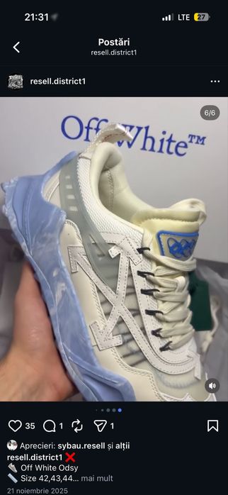 Vand OFF-Whitr blue