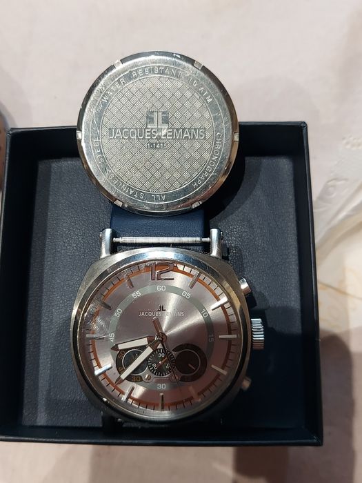 Ceas bărbat Jacques Lemans 1-1415 cronograf japonez,stare perfecta