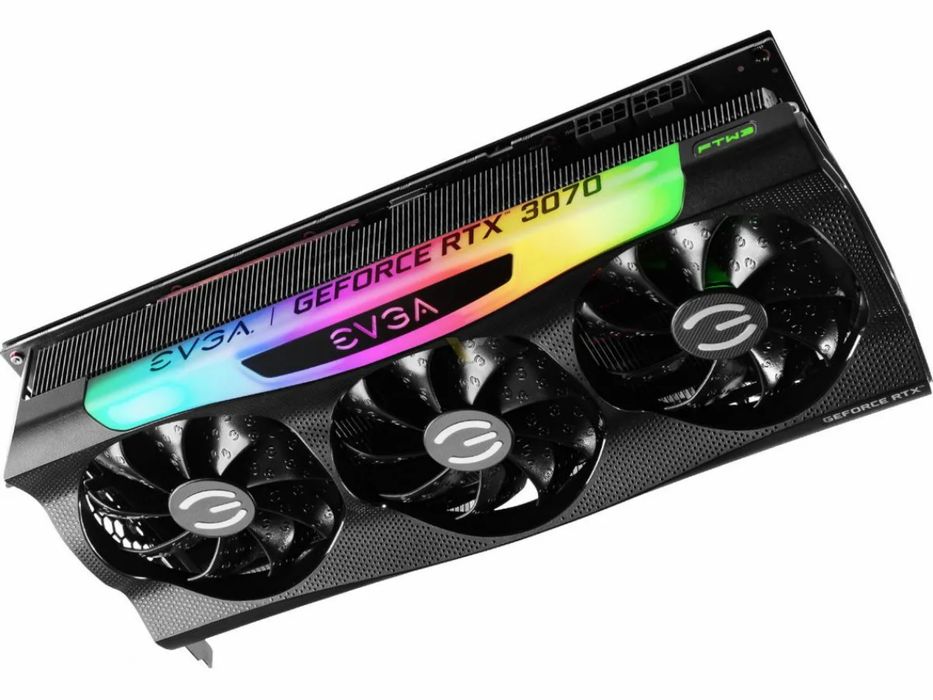 видеокарта EVGA NVIDIA RTX 3070 TI 8 gb !
