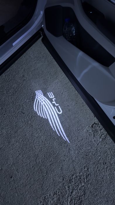 BYD song plus eshik galagen logo галаген лед лого для двери