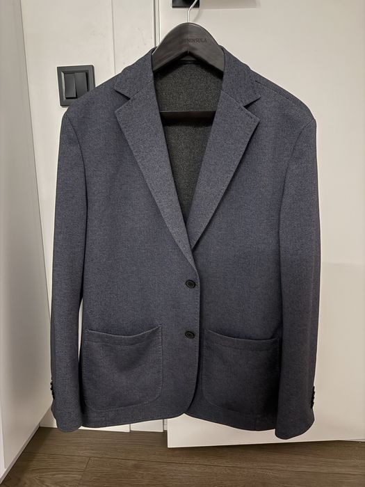 Серый пиджак блейзер